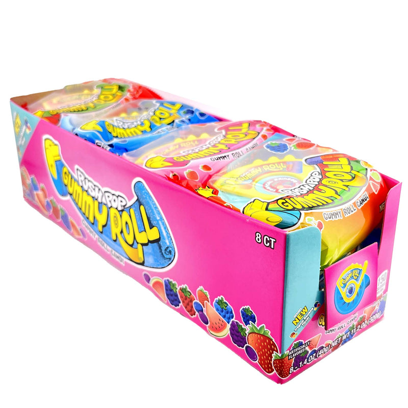 Push Pop Gummy Roll 8Ct