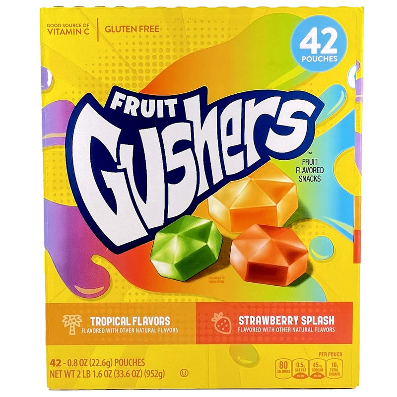 Gushers Variety 42Ct Tropical Strawberry