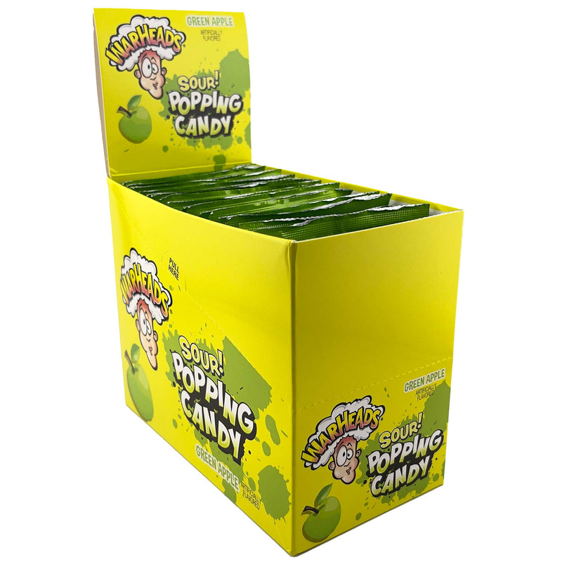 Hilco Warheads Sr Green Apple 20Ct Poppin Candy