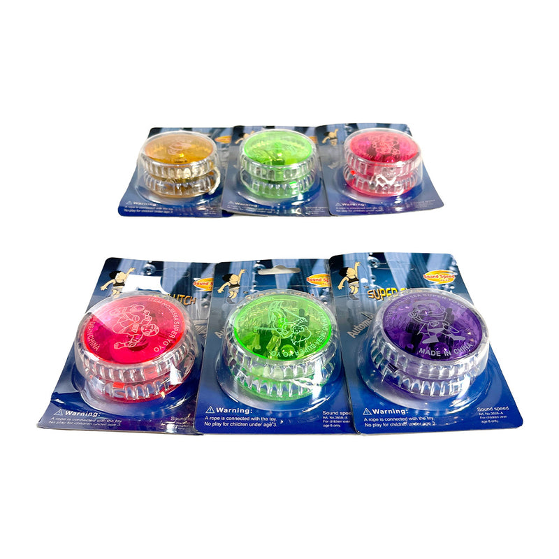 Light Up Yo-Yo Assorted 12Ct