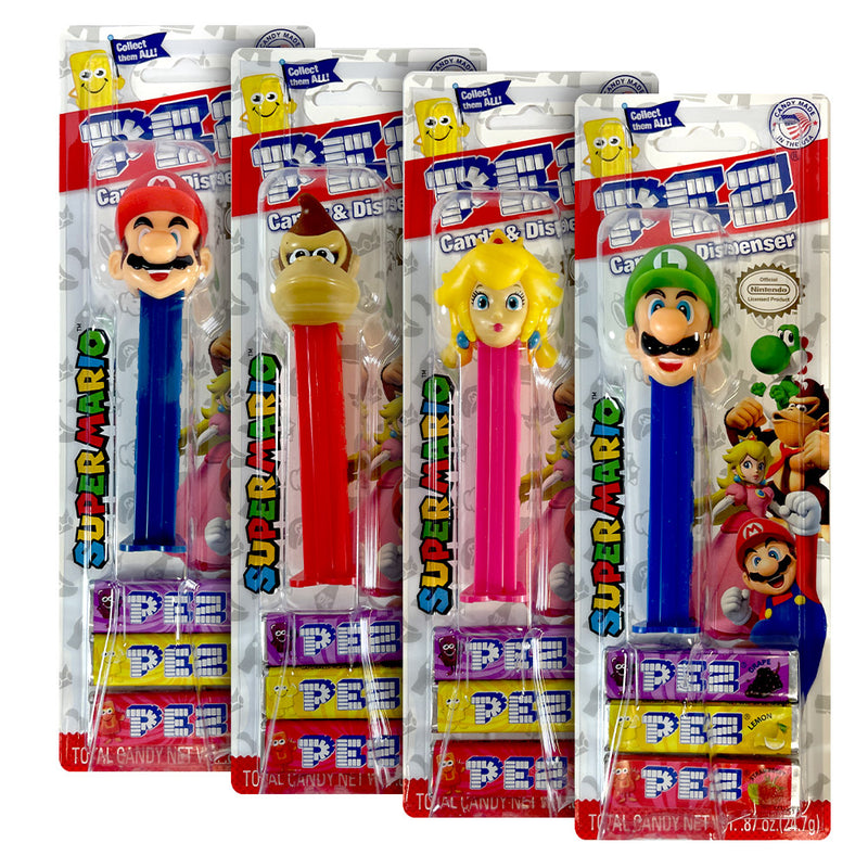 Pez Nintendo Asst .87Z 12Ct