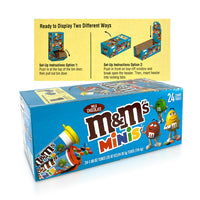 M&M Milk Choc Mini Tubes 24Ct