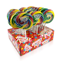 Adams & Brooks Whirly Pop 3" Rainbow: 1.5oz 24ct